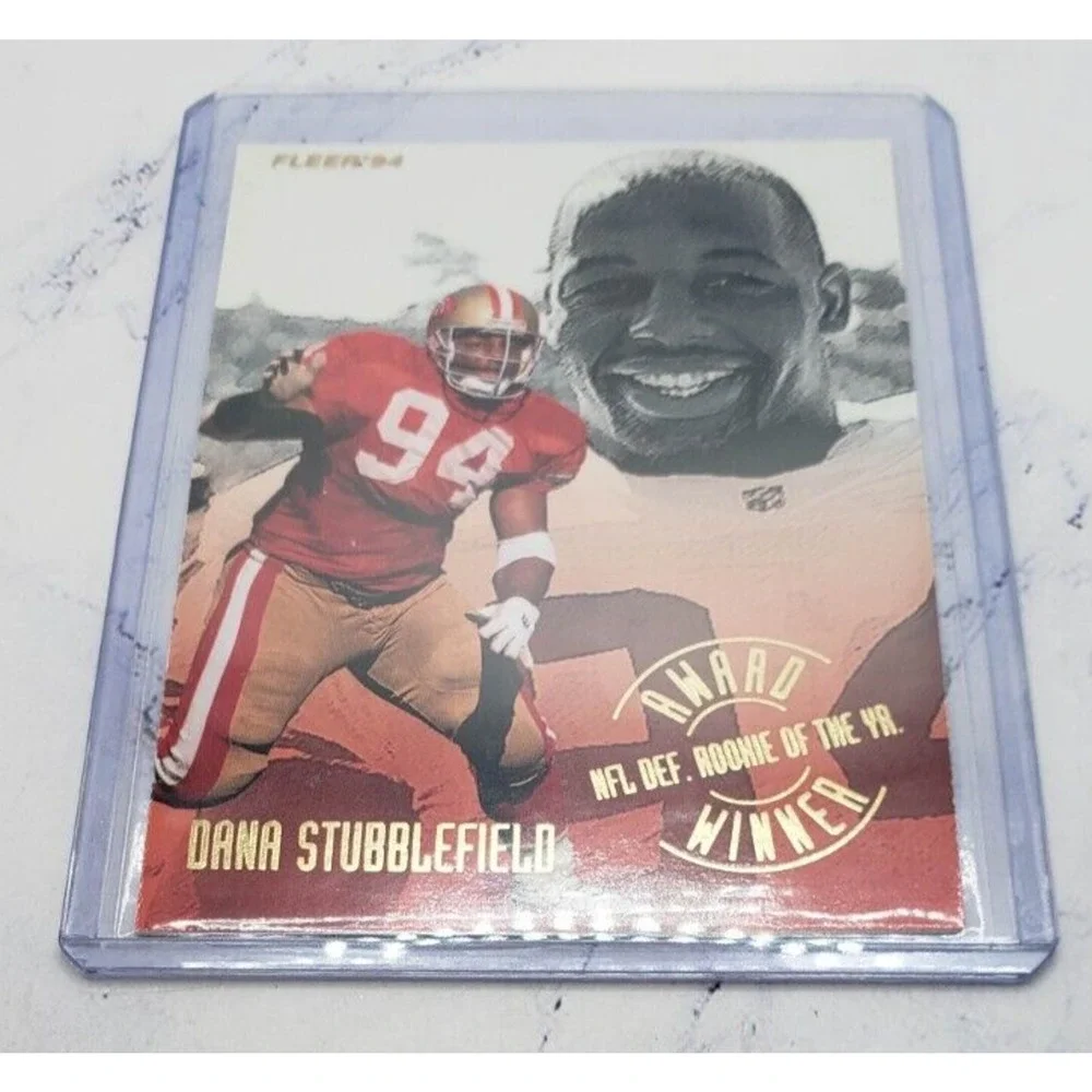 Dana Stubblefield 1994 Fleer Award Winners #5 San Francisco 49ers
